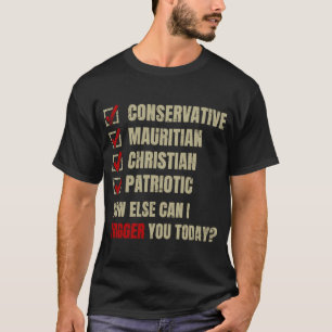Camiseta Patriótico Cristão Maurício Conservador