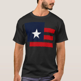 Camiseta Patriótico da Bandeira Americana no dia 4 de julho