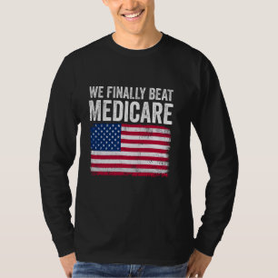 Camiseta Patriótico Da Bandeira Dos Eua, Acabamos Por Bater