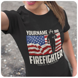 Camiseta Patriótico de Bandeira Personalizado do Estado Un