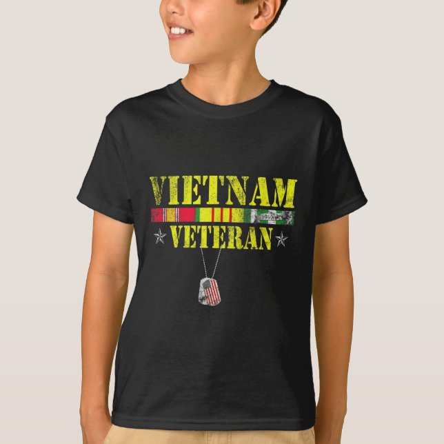 Camiseta Patriótico do Memorial do Veterano da Guerra do Vi (Frente)