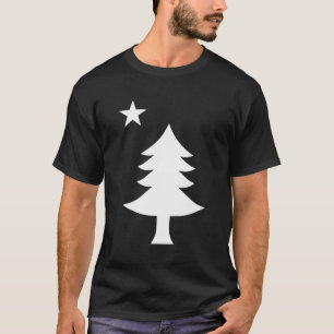 Camiseta Patriótico do Orgulho de Bandeira do Estado da Árv