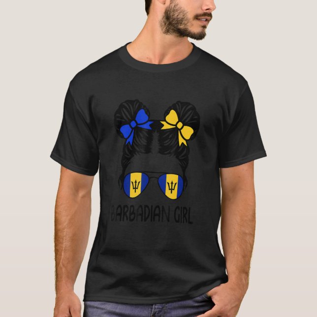 Camiseta Patriótico do Orgulho de Cabelo Mensageiro Barbado (Frente)