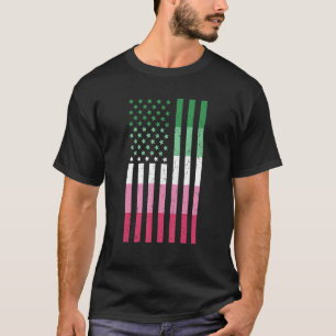 Camiseta Patriótico do Orgulho Lgbt de Sinalizador American