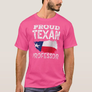 Camiseta Patriótico do Professor Orgulho Orgânico Cute Texa