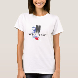 Camiseta Patriótico do WTC Nunca Esquece o Aniversário do
