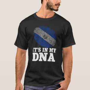 Camiseta Patriótico está na minha impressão digital de DNA 