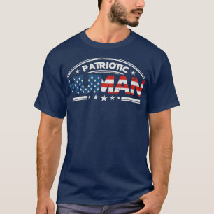 Camiseta Patriótico Estados Unidos Da América 4 De Julho (1