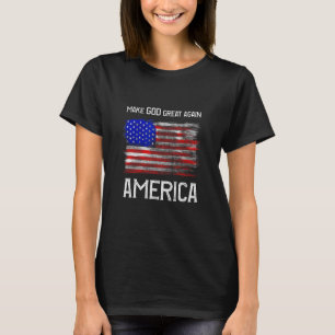 Camiseta Patriótico EUA, Branco Vermelho e Azul, Bandeira A
