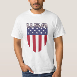 Camiseta Patriótico legal American Flag Shield