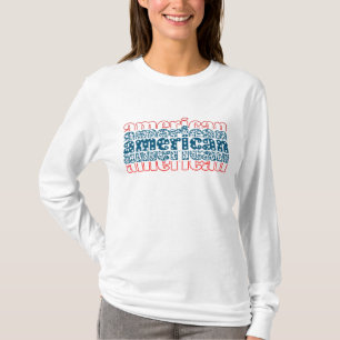 Camiseta Patriótico Leopard Americano em 4 de julho