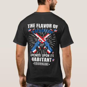 Camiseta Patriótico O Flavor do Patriotismo