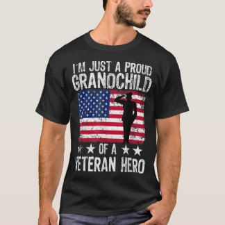Camiseta Patriótico Obrigados de Bandeiras Americanas 