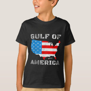Camiseta Patriótico Oficial Da América Do Golfo Pro-Trump D