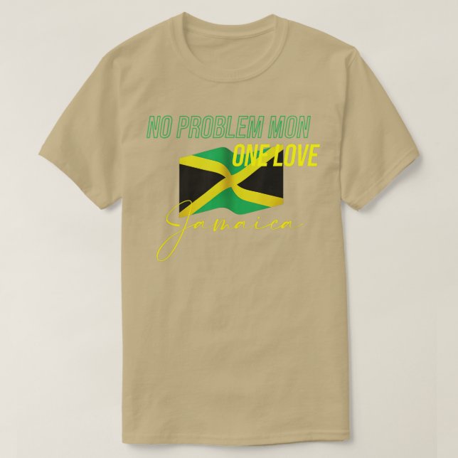 Camiseta Patriótico One Love Jamaica Prie Clothing Jamaica (Frente do Design)