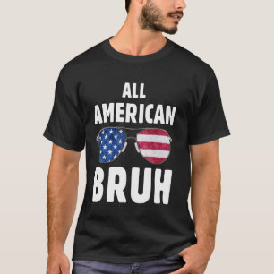 Camiseta Patriótico para todos os rapazes Legal do Bruh Ame