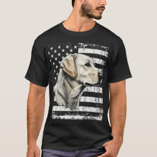 Camiseta Patriótico Sinalizador Amarelo Amarelo Labrador Af