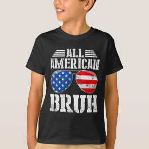 Camiseta Patriótico Todos Os Homens Americanos Felizes Em 4