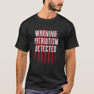 Camiseta Patriotismo Adverso Detectado Independência Americ