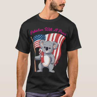 Camiseta Patriotismo com uma bolsa