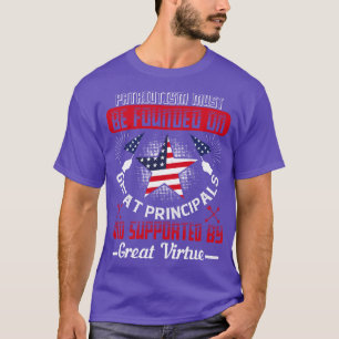 Camiseta Patriotismo Patriótico Fundado Em Principais