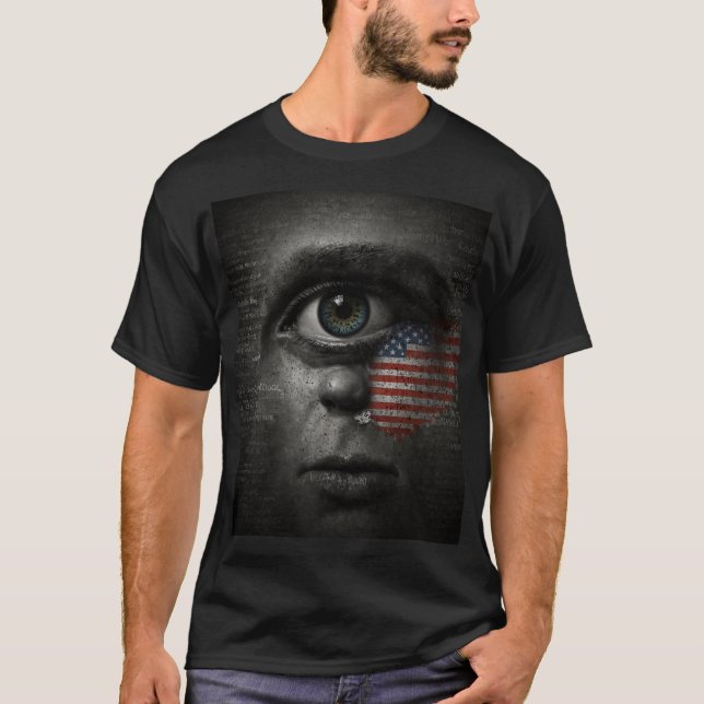 Camiseta Patriotismo vigilante: Arte e Identidade (Frente)