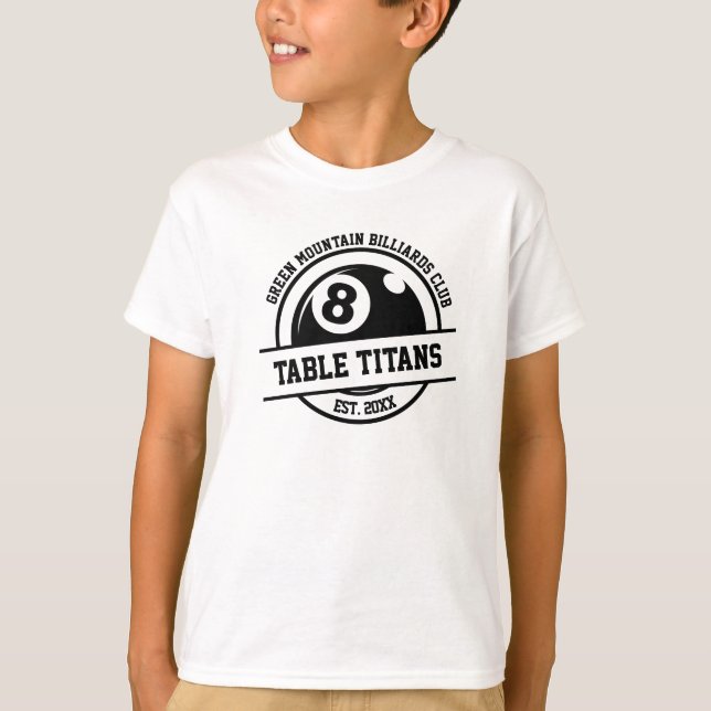 Camiseta Patrocinador do Ano da Liga do Clube de Piscina Bi (Frente)