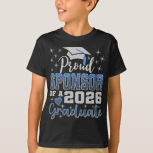 Camiseta Patrocinador Super Orgulhoso da Formatura de 2026
