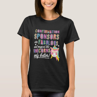 Camiseta Patrocinadores de Confirmação são como Unicorns Gi