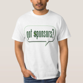Camiseta patrocinadores obtidos