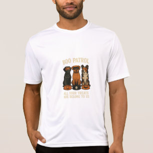 Camiseta Patrulha Boo Esquadrão de Cães de Halloween