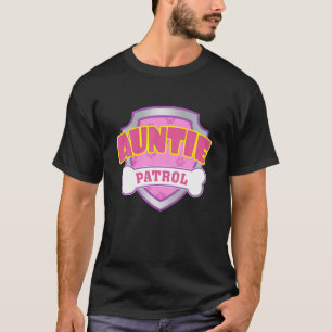 Camiseta Patrulha Da Tia Engraçada - Mãe De Cachorro, Pai