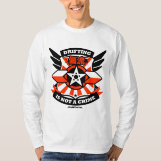 Camiseta Patrulha louca da tração - derivar não é um crime