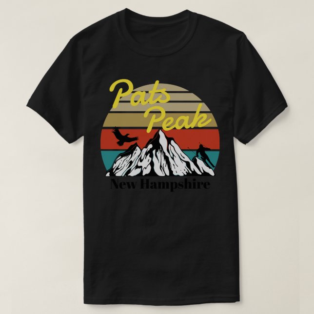 Camiseta Pats Peak ski New Hampshire 1 (Frente do Design)