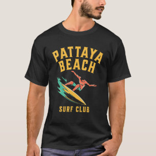 Camiseta Pattaya Beach Thailand Surf Club Surfer Design