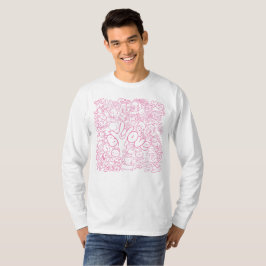 Camiseta Patten Gato Bonito com Sinal ASL ILY - Design ASL