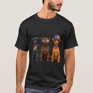 Camiseta Patterdale Terrier 4 de Julho Bandeira Cão Patriót
