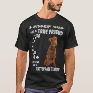 Camiseta Patterdale Terrier Dizendo Que A Mãe Pai De Impres