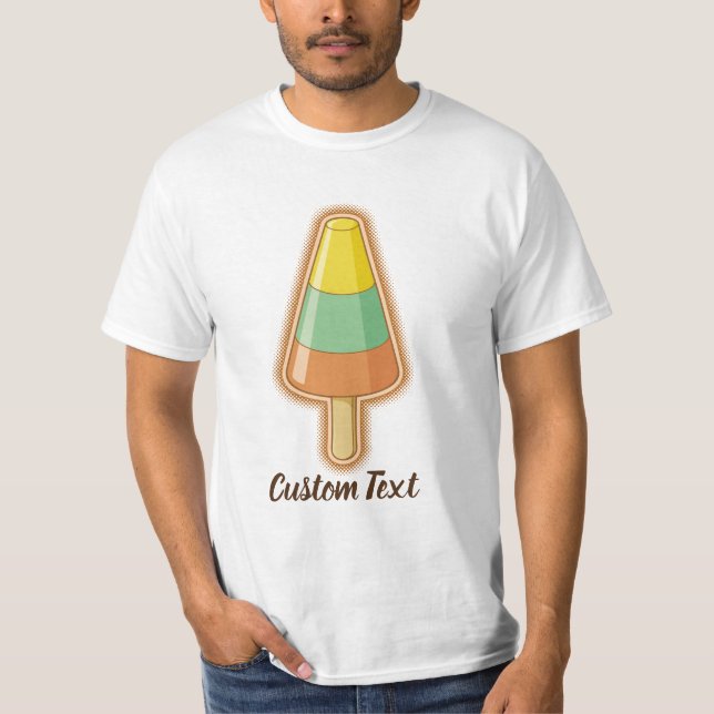 Camiseta Pau de Sorbet em Forma de Cone (Frente)
