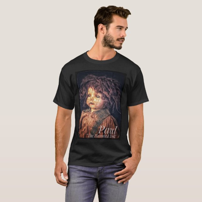 Camiseta Paul a boneca assombrada (Frente Completa)