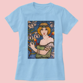 Camiseta Paul Berthon - Senhora com Orquídeas