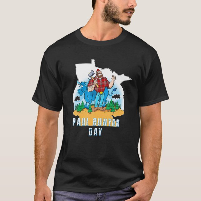 Camiseta Paul Bunyan Day T Shirt (Frente)