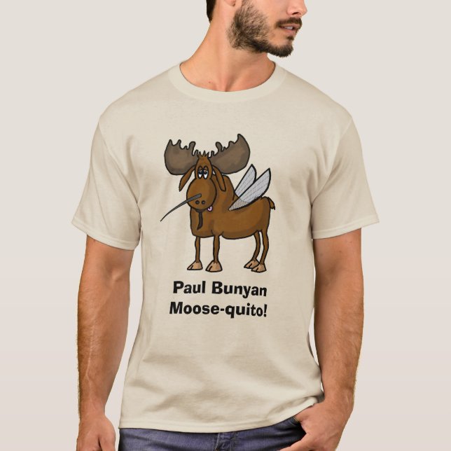 Camiseta Paul Bunyan Moose-quito (Frente)