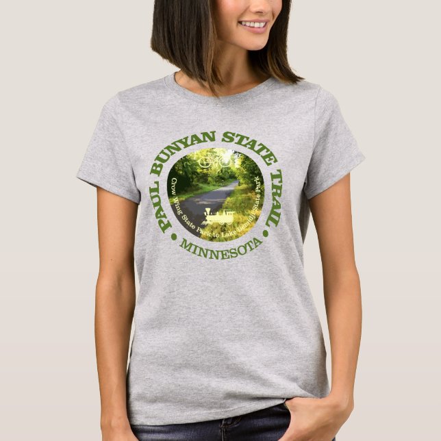 Camiseta Paul Bunyan State Trail (ciclismo c) (Frente)