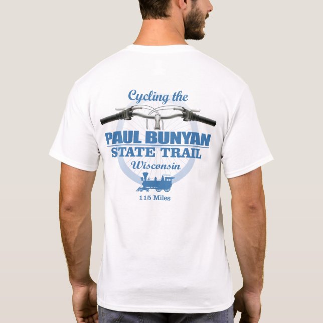 Camiseta Paul Bunyan State Trail (H2) (Verso)