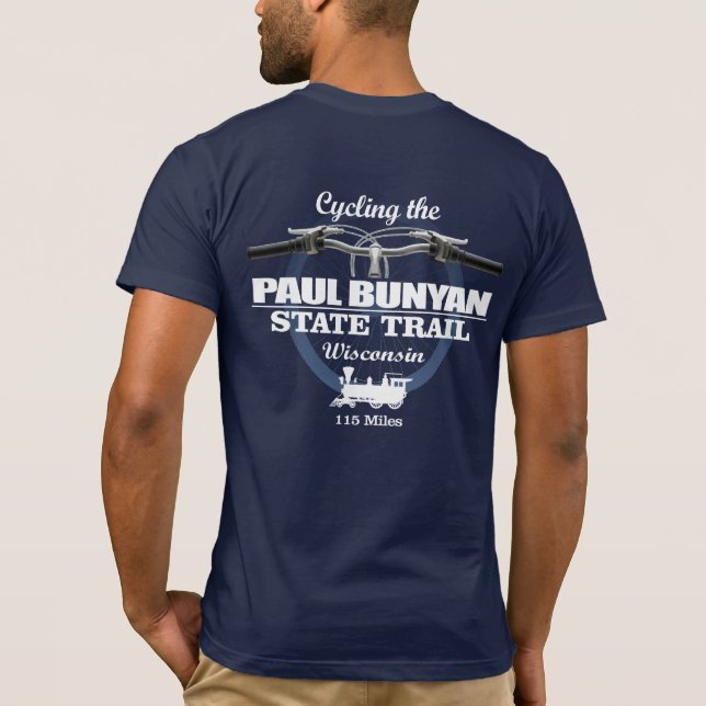 Camiseta Paul Bunyan State Trail (H2) (Verso)