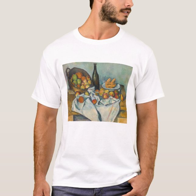 Camiseta Paul Cezanne - A Cesta de Maçãs (Frente)