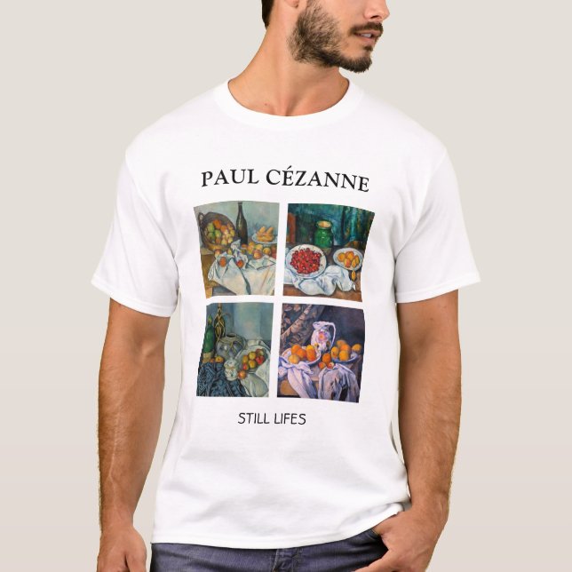 Camiseta Paul Cezanne - A seleção de obras-primas ainda viv (Frente)