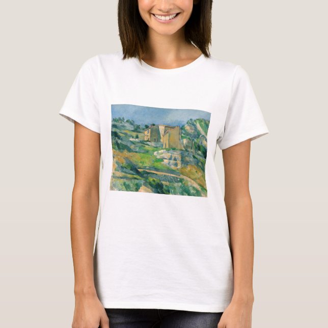 Camiseta Paul Cezanne - Casas em Provença, Vale do Riaux (Frente)