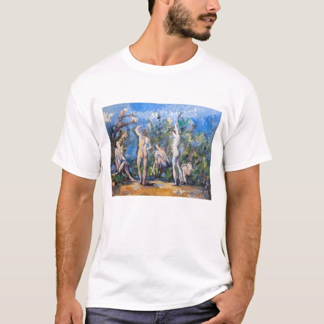Camiseta Paul Cezanne - Cinco Bathers (Frente)